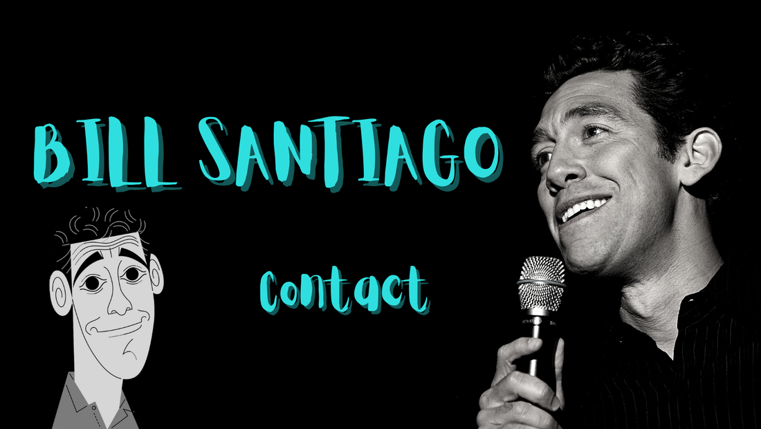 Bill Santiago Funny Standup Comedian from Comedy Central. Laughs for Latinos. Smart Funny.